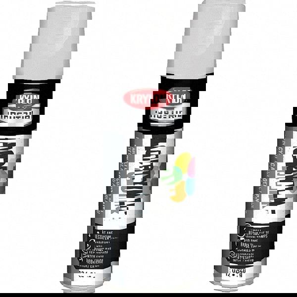 Lacquer Spray Paint: White, Semi-Gloss, 16 oz